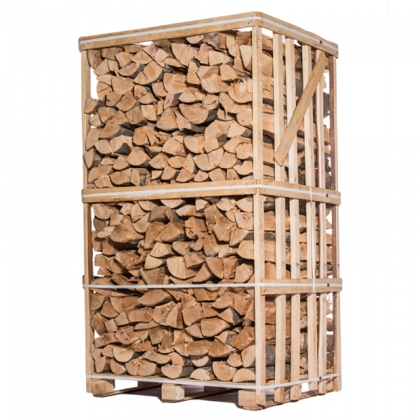 Baratsbois – Bois de chauffage 45 cm, mélange de bois durs, palette 2 m³ (2,6 stères)